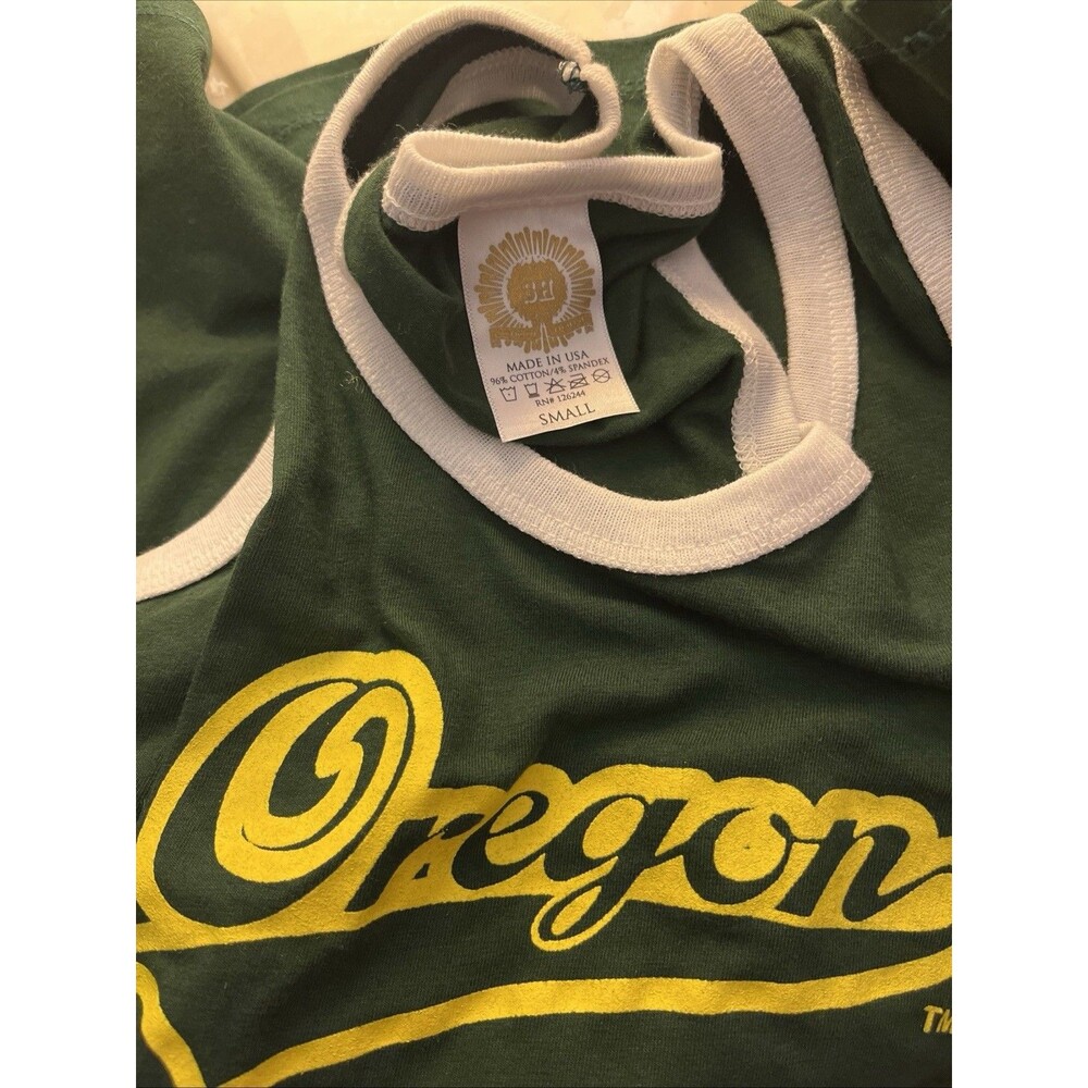 University Of Oregon Ducks Women's Juniors Lounge Casual Tank Top Slim Fit - Picture 9 of 11